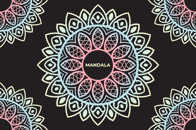 Frame mandala design. Mandala pattern background design.