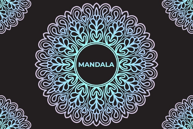 Frame mandala design. Mandala pattern background design.