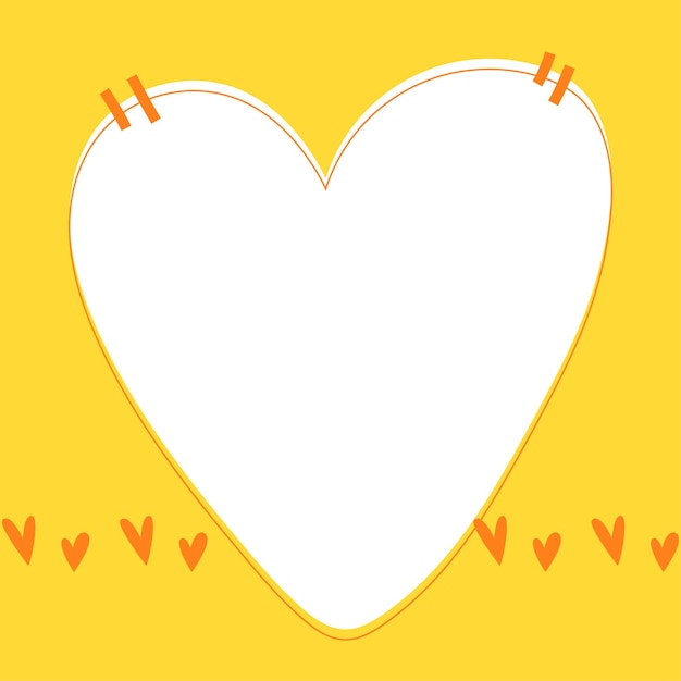 frame memo with colorful for element note and post