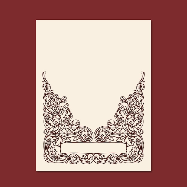 Frame met ornament