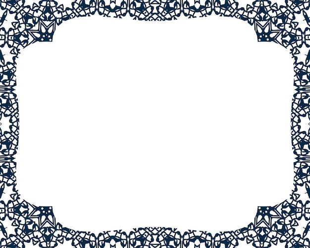 Frame ornament vintage floral