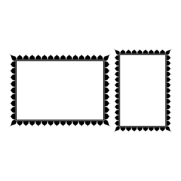 Frame template vector