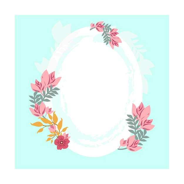 Frame with Flower