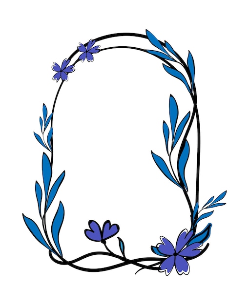 Frame with Flower