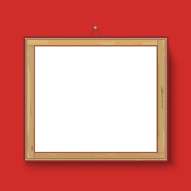 frame with white background