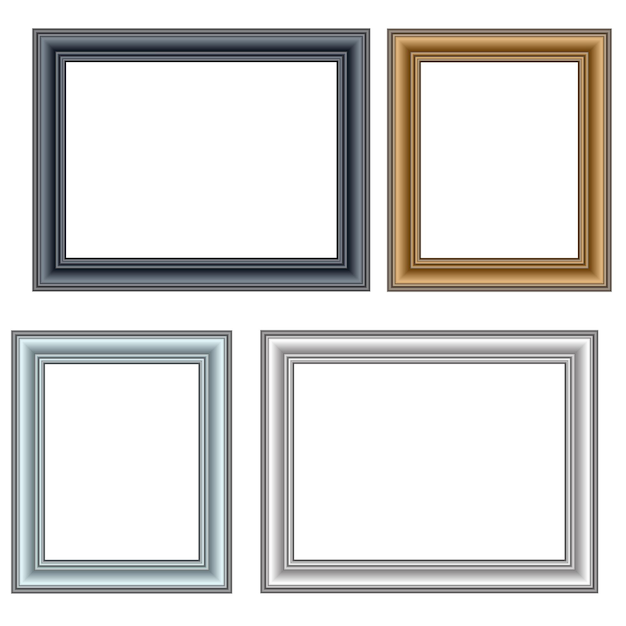 Frames on the wall Vector illustration