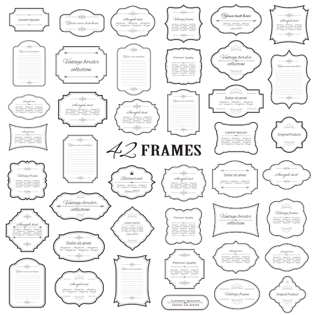 Vector frames