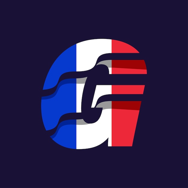 France Alphabet Flag G