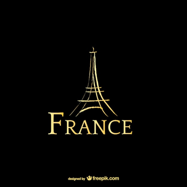 France and eiffel tower logo