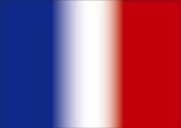 Vector フランスの国旗のグラデーション