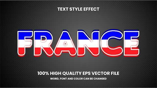 FRANCE TEXT EFFECT PREMIUM