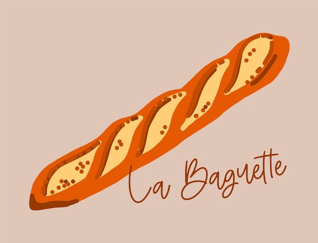 Vector franse baguette