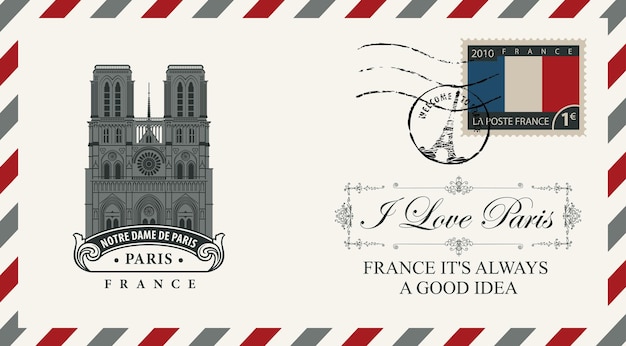 franse post envelop