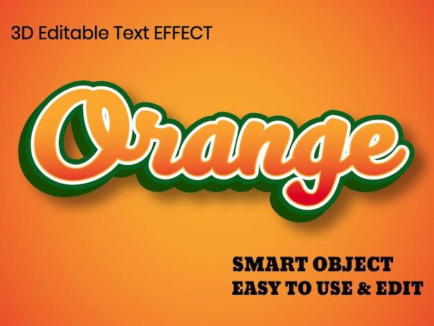 Free 3D editable text effect, disaster text and editable text.