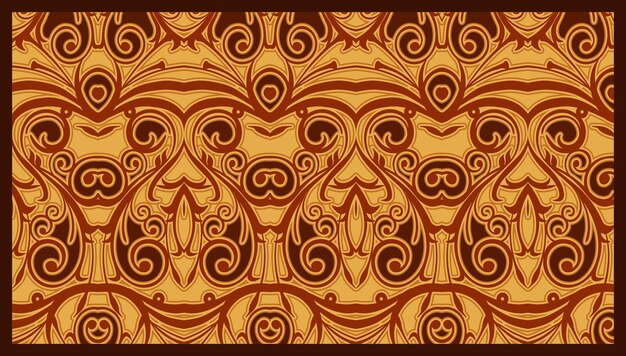 free batik indonesia vector