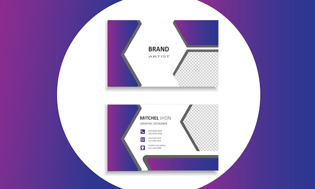 Free best modern business card design