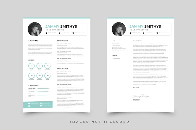 Free clean resume template