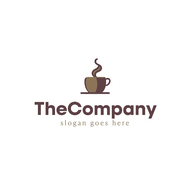 БЕСПЛАТНЫЙ векторный дизайн логотипа кофе