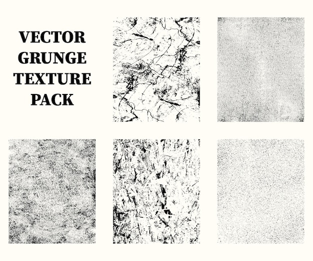 Raccolta gratuita di texture vettoriali grunge