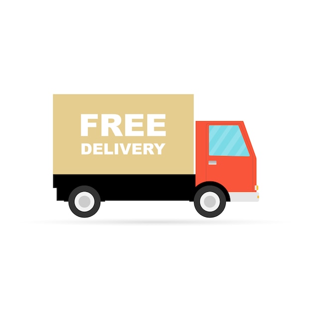 Free delivery truck icon