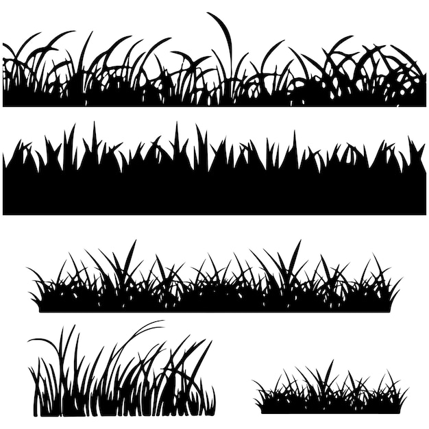 Free download grass and tree silhouette