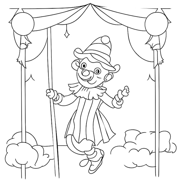 free easy to print circus coloring pages circus clowns coloring state fair carnival coloring pages