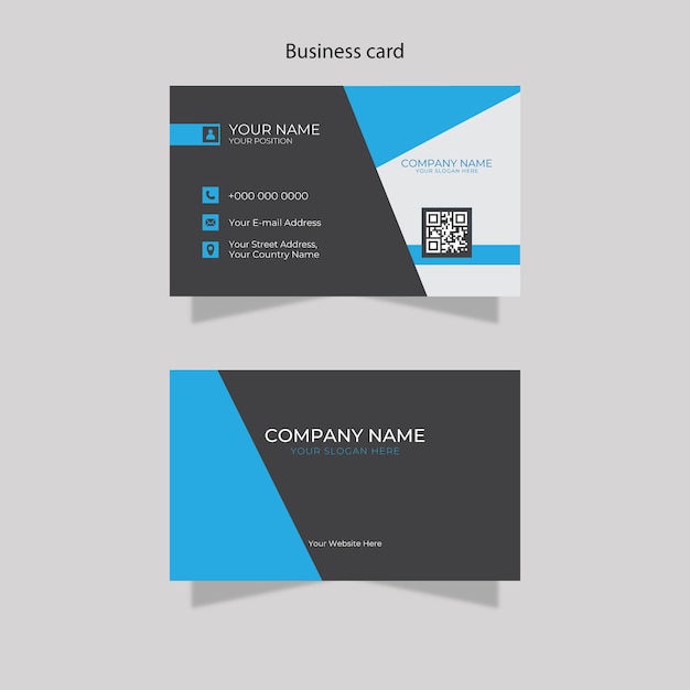 Free editable business card template design