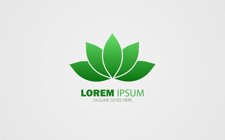 free eps green flower logo