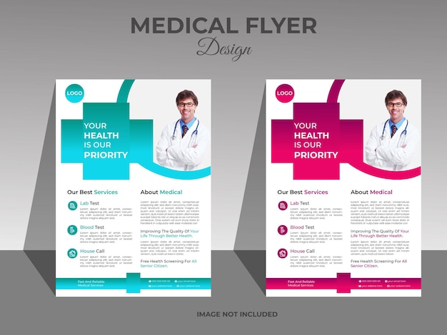 free eps templates for medical care flyers and posters