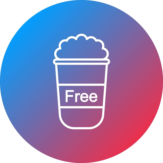 Free food icon vector image can be used for mall