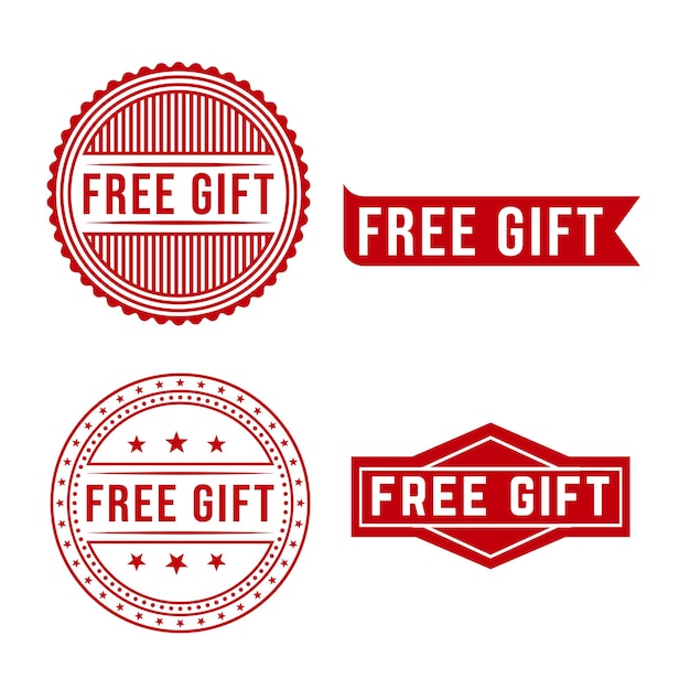 Free Gift Rubber stamp Design