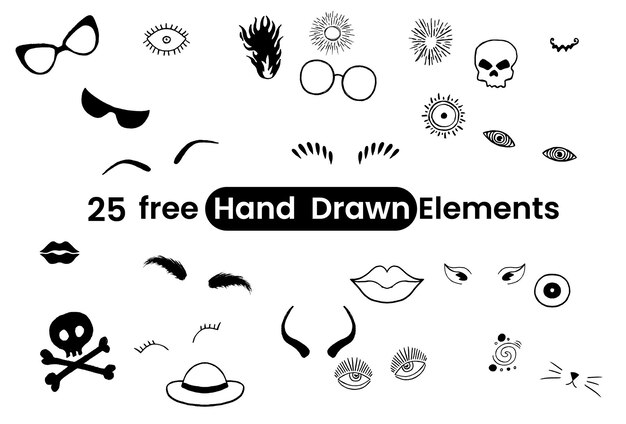 Free Hand Drawn Elements