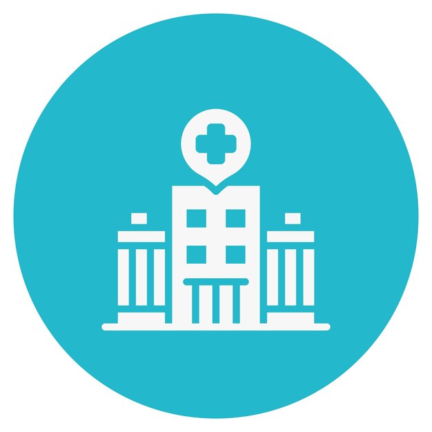 Free Hospital Vector Illustration