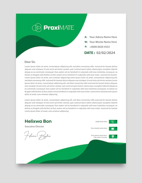 Free Letterhead Template