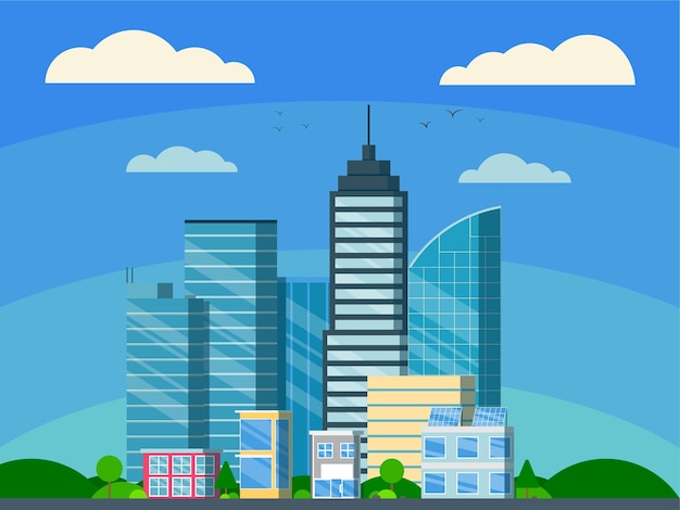 free modern building and house