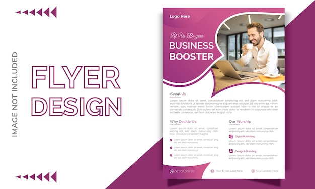 Free modern business flyer design