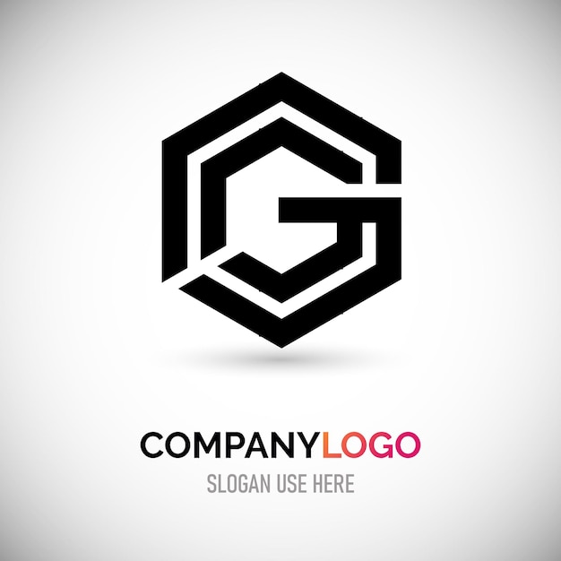 Vector free modern minimalist g letter logo templates