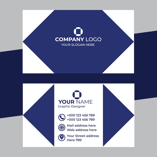 Free new vector Creative Business Card Template