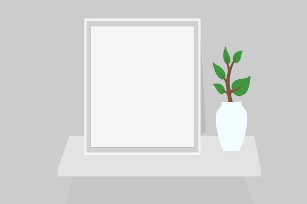 Vector free new wall vector wall blank frame illustration