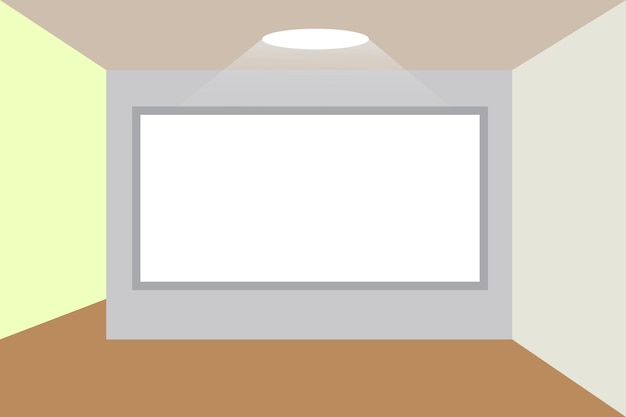 Free New wall vector wall blank frame illustration