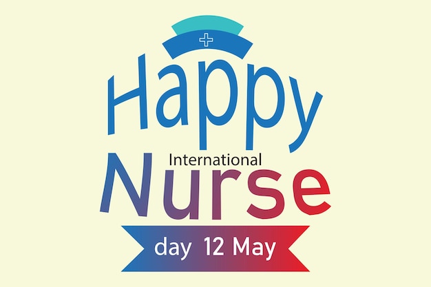 Vector free nurse day vector illustration