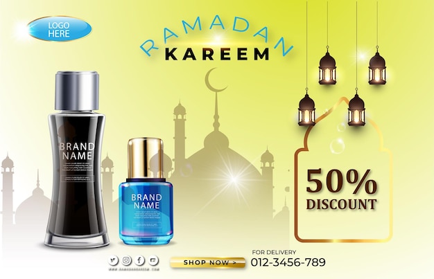 Vector free ramadan kareem sale social media and instagram post