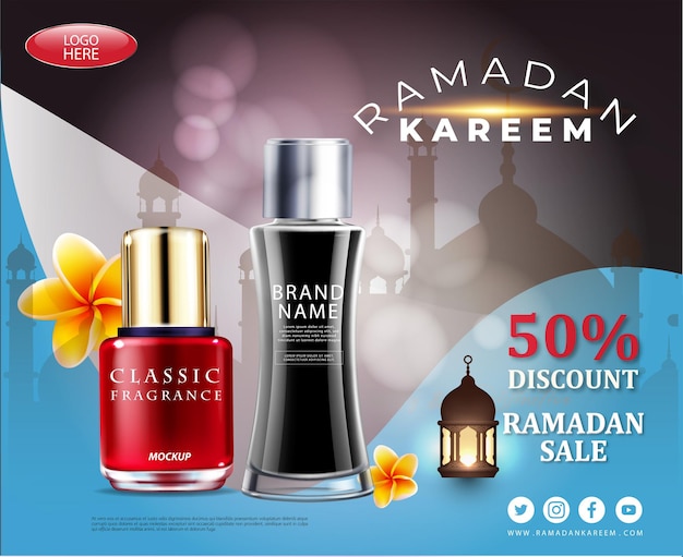 Vector free ramadan kareem sale social media and instagram post