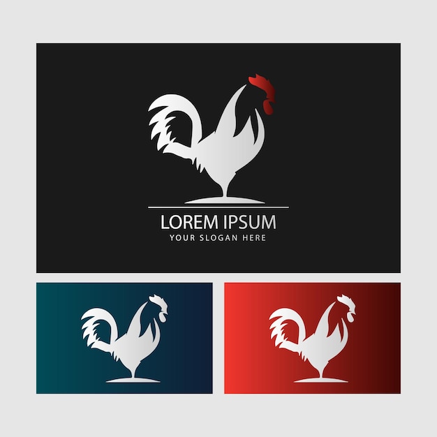 free rooster logo design vector and chicken logo 2023