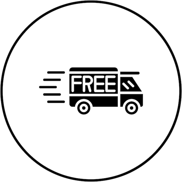 Free Shipping icon vector image Can be used for Logistics