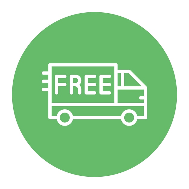 Free shipping icon vector image can be used for supply chain