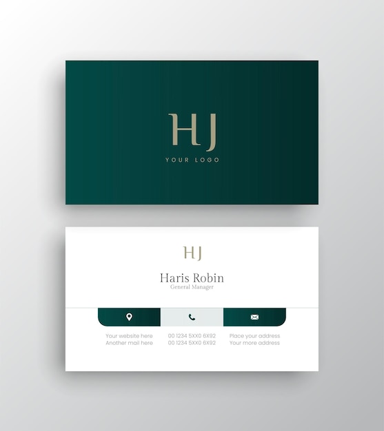 Free simple business card template