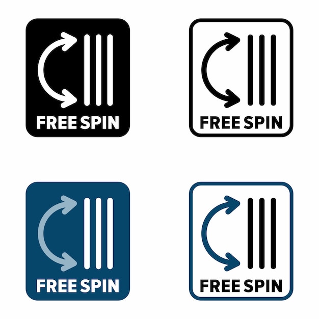 Бесплатный векторный информационный знак Spin