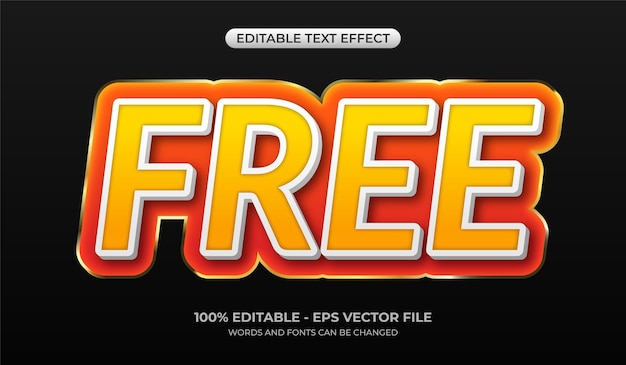 Vector free text effect editable flash sale graphic styles for sales headlines 3d font mockup