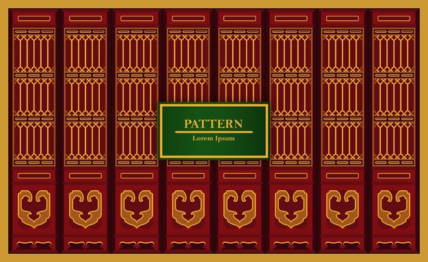 free traditional vector pattern with antique style